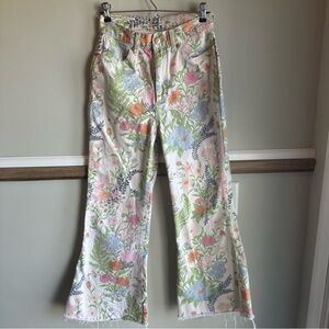 Wrangler x Free People Wanderer Wallflower 622 High Rise Flare Jeans